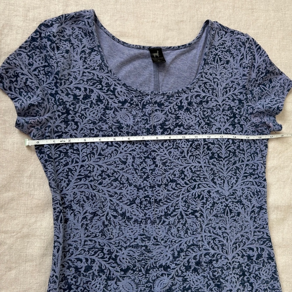 Peruvian Connection Cotton Jersey Floral Paisley Patterned Maxi Dress - Picture 4 of 6